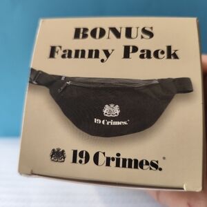 3/$25💙19 Crimes Black Fanny Pack